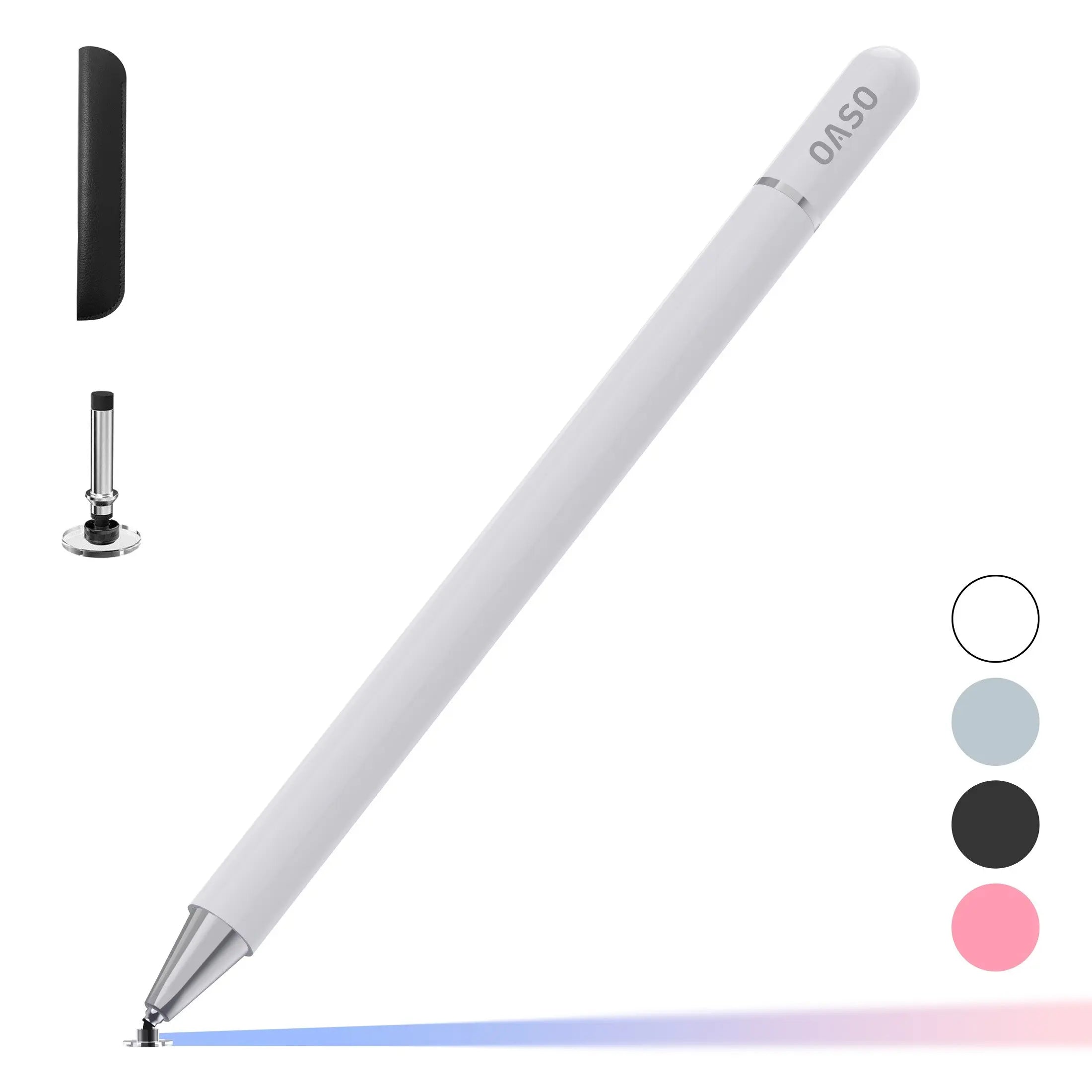 Touchscreen Stylus Pen with round Tip and Magnetic Cap, Compatible with Apple Ipad Pro/Ipad 6-9/Iphone, Smartphone, Samsung Galaxy Tab, Fire HD Tablets