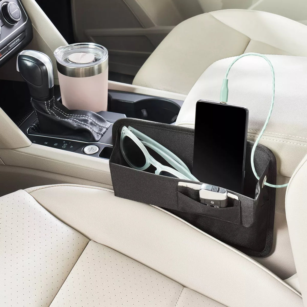 Gap Filler Storage Black - Brightroom™: Automotive Seat Organizer, Car Accessories, Space Filler