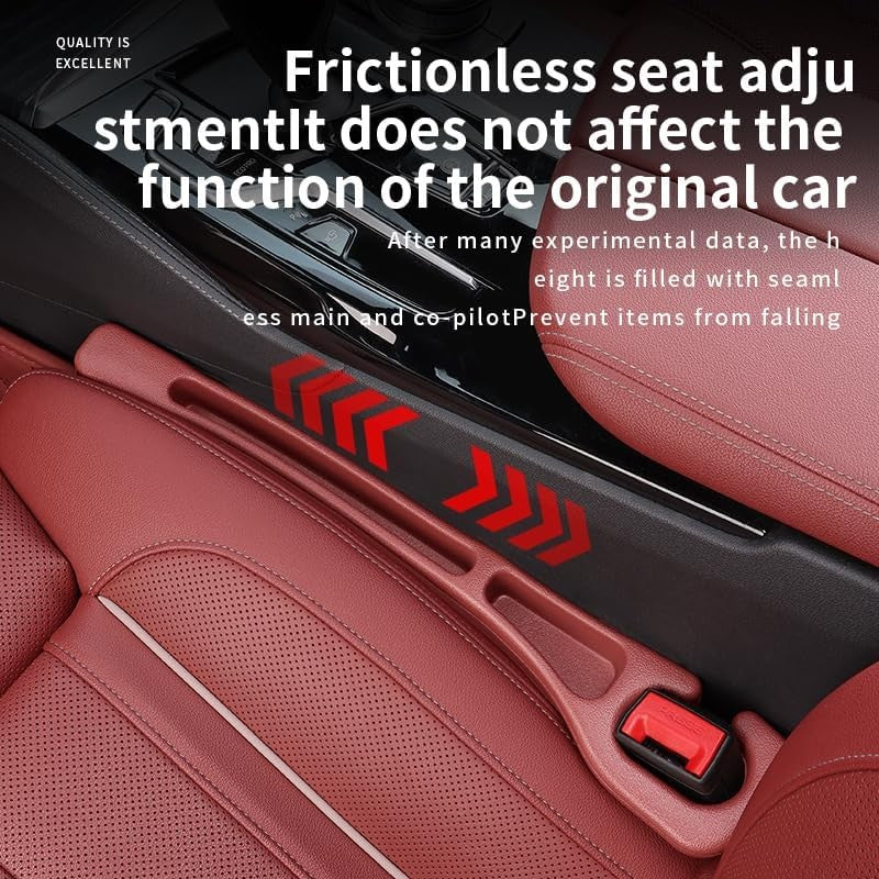 2PCS Car Seat Gap Filler Organizer with Phone Holder,[Upgrad