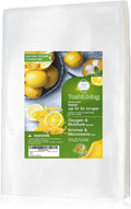 Vacuum Sealer Bags for Food 11X16 Inch - 100 Count,Gallon Size Freezer Sous Vide Pre-Cut Bags - 4Mil Bpa-Free