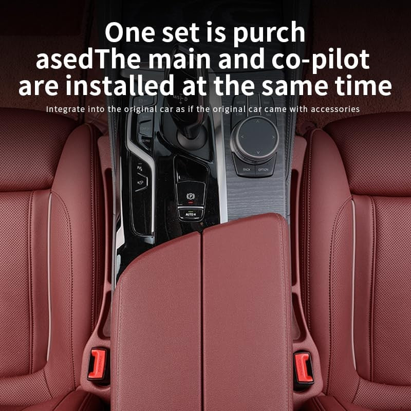 2PCS Car Seat Gap Filler Organizer with Phone Holder,[Upgrad