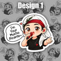 [Die-Cut Sticker] Kpop Mucho Picante Sticker, Kpop Music Sticker, KPOP Fan Gift Sticker
