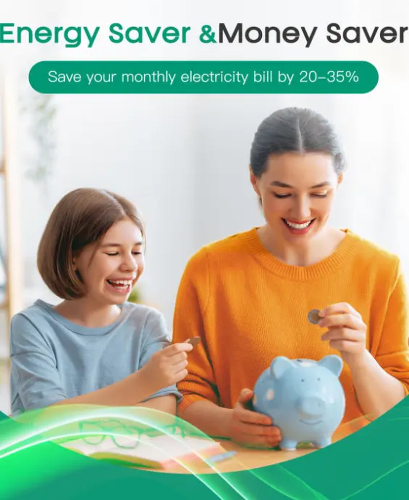 Power Saver, Intelligent Plug Device, Suitable for Home and Office. the Plug Products Are Compatible with American Standard Sockets (90V - 250V) and Have a Power Capacity of 30 Kilowatts. Each Set Contains One.