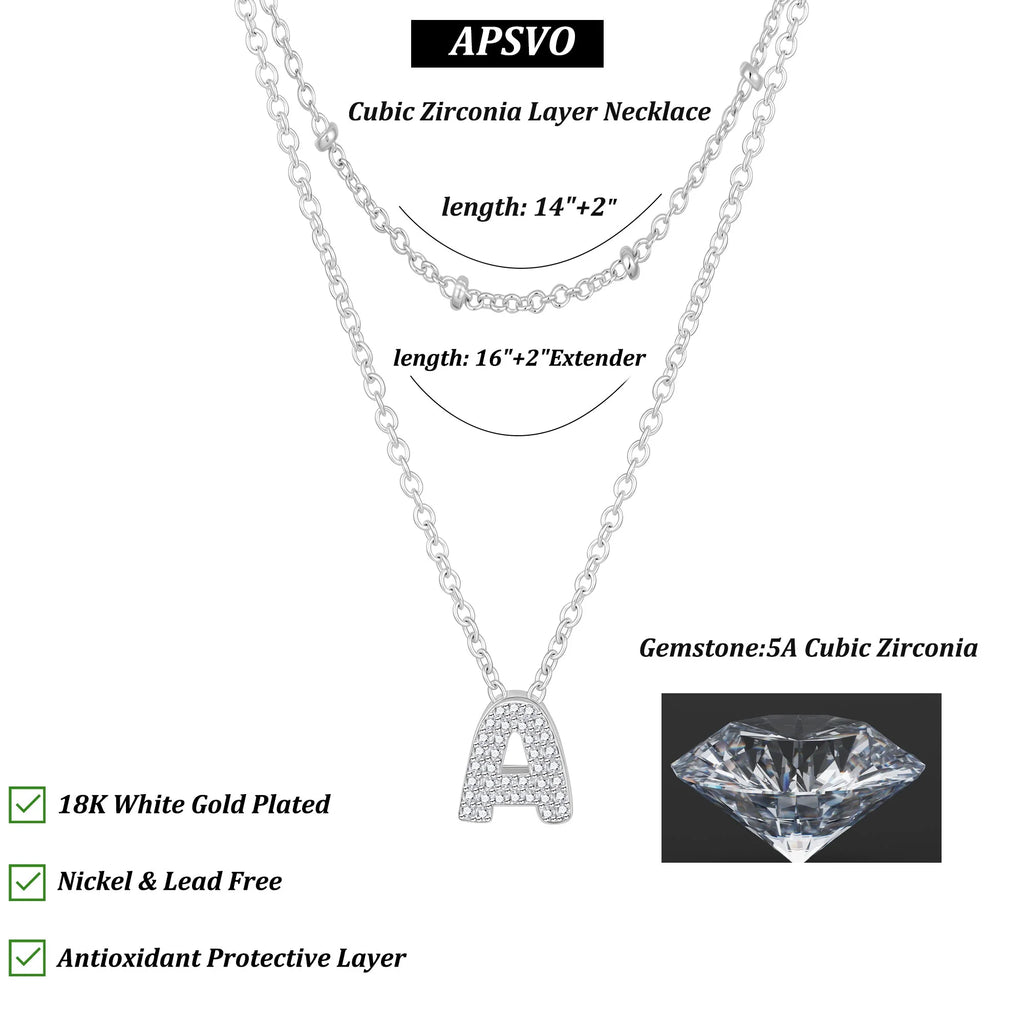 S925 Sterling Silver Plated Initial Necklaces for Women Girls CZ Letter D Necklace Set Birthday Easter Basket Stuffers Jewelry Gifts Teen Her Wife Mom Girlfriend Female Adults Kids Ideas