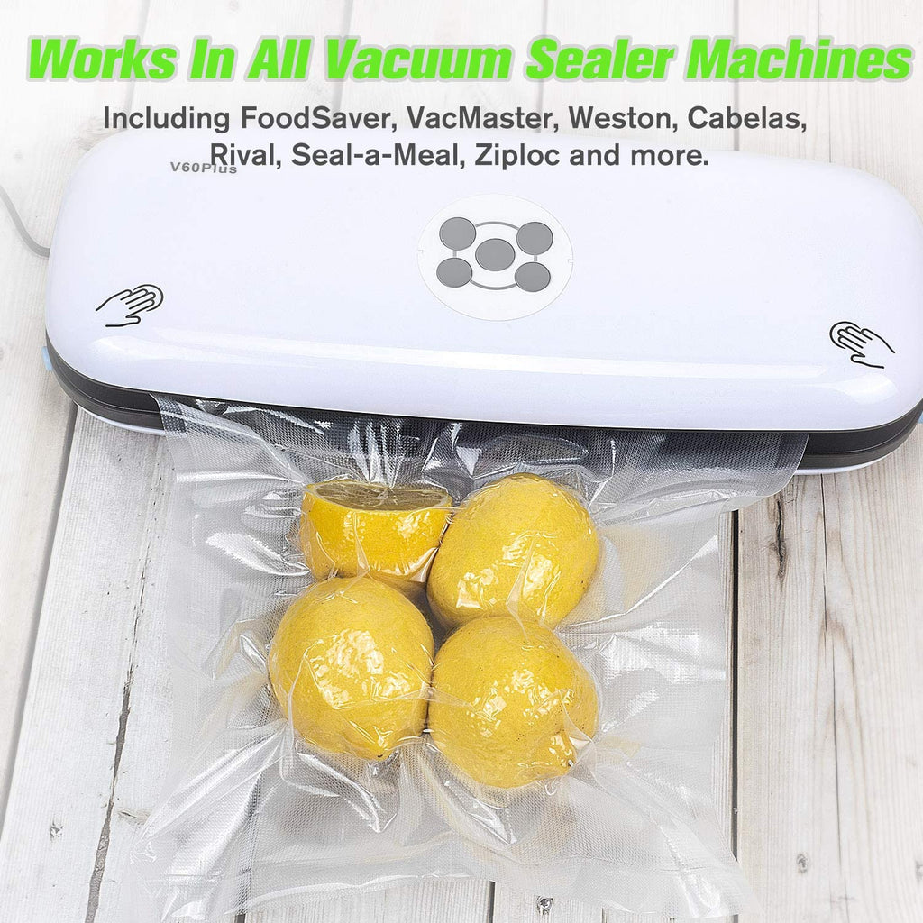 Vacuum Sealer Bags for Food 11X16 Inch - 100 Count,Gallon Size Freezer Sous Vide Pre-Cut Bags - 4Mil Bpa-Free