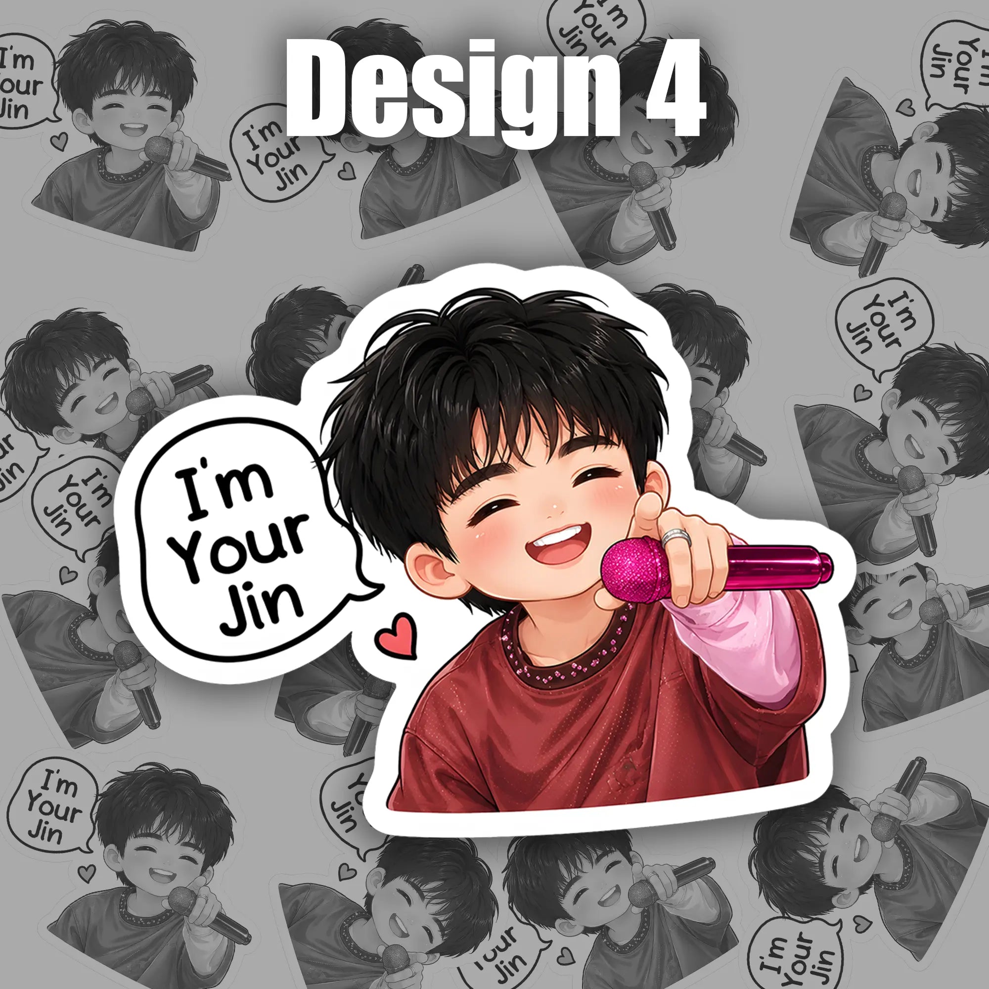 [Die-Cut Sticker] Kpop Mucho Picante Sticker, Kpop Music Sticker, KPOP Fan Gift Sticker